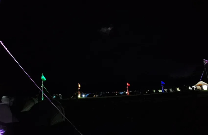 adventure camp by night