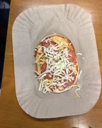 pizza made by a beaver scout
